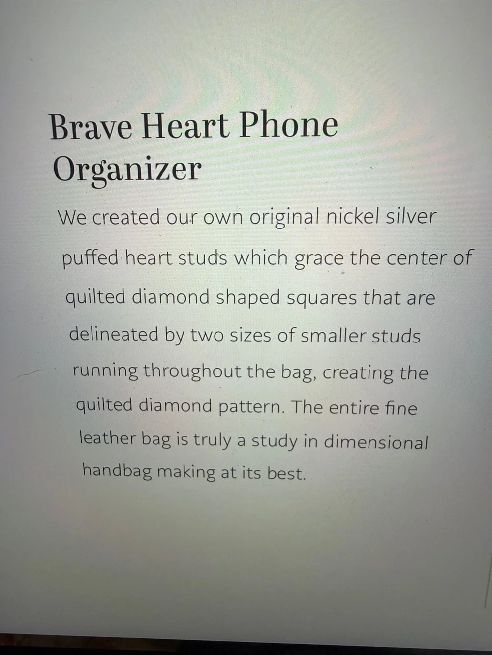💙🆕 Brighton Brave Heart Phone Organizer Retail $210 NWT